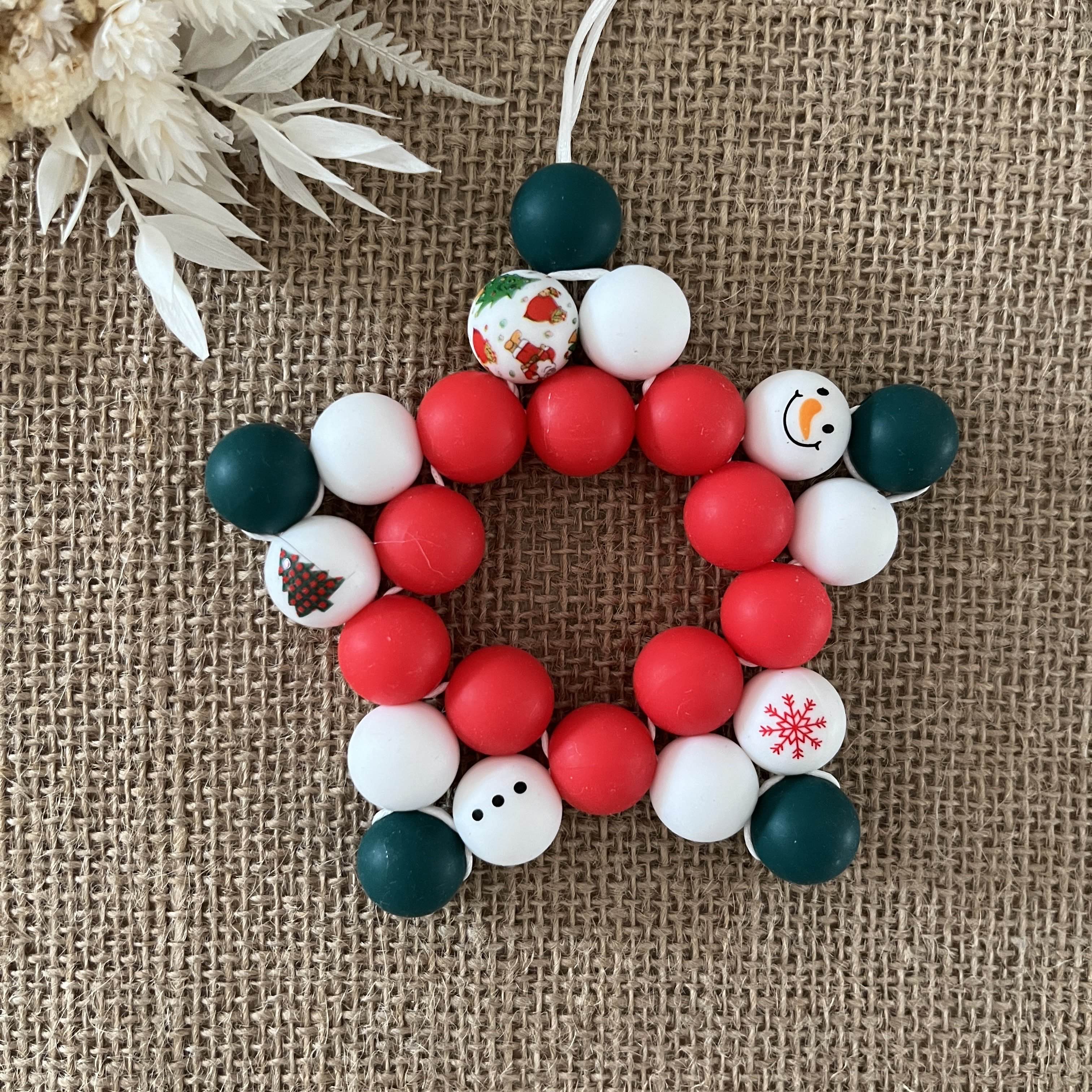 Boules de Noël - Grande Etoile Rouge