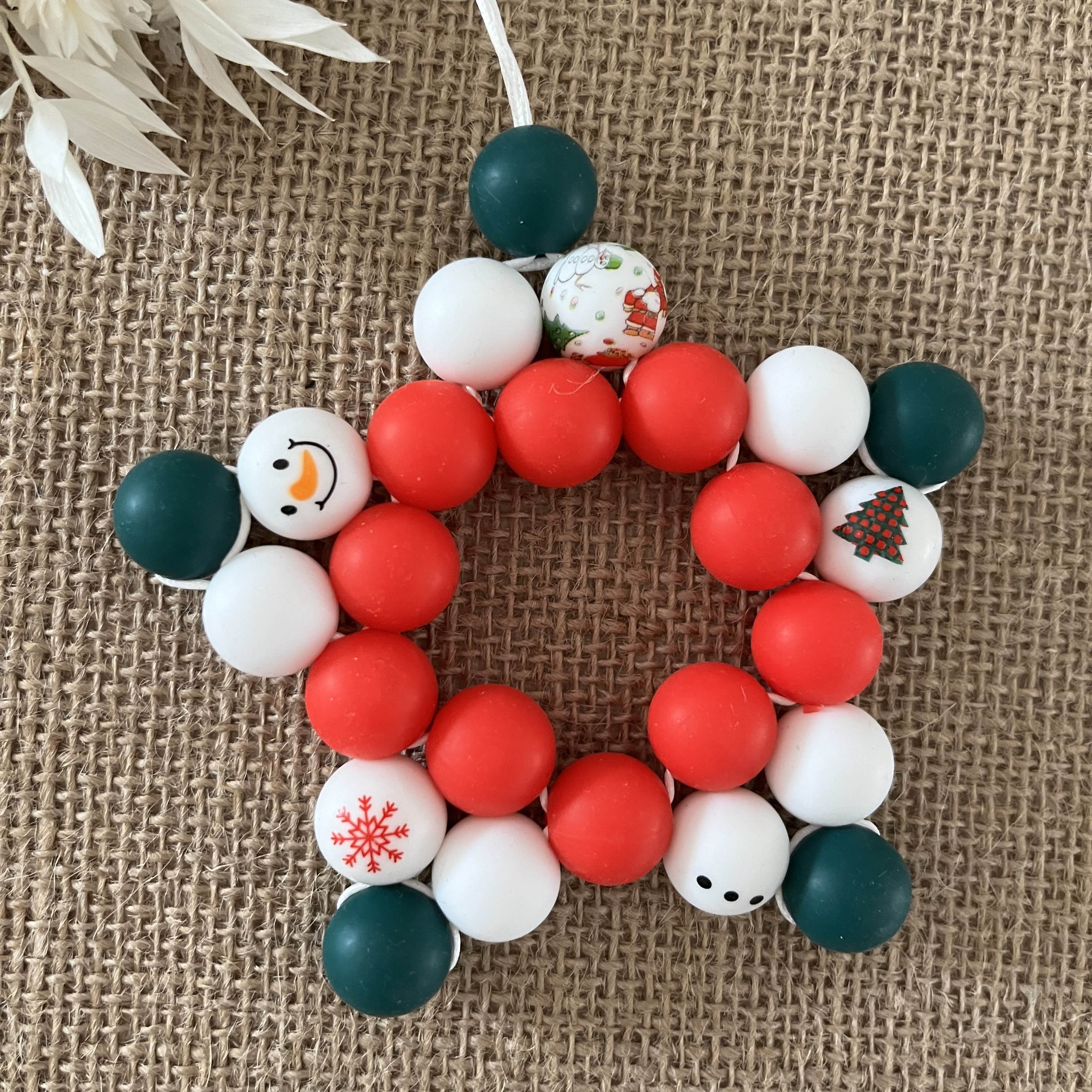 Boules de Noël - Grande Etoile Rouge