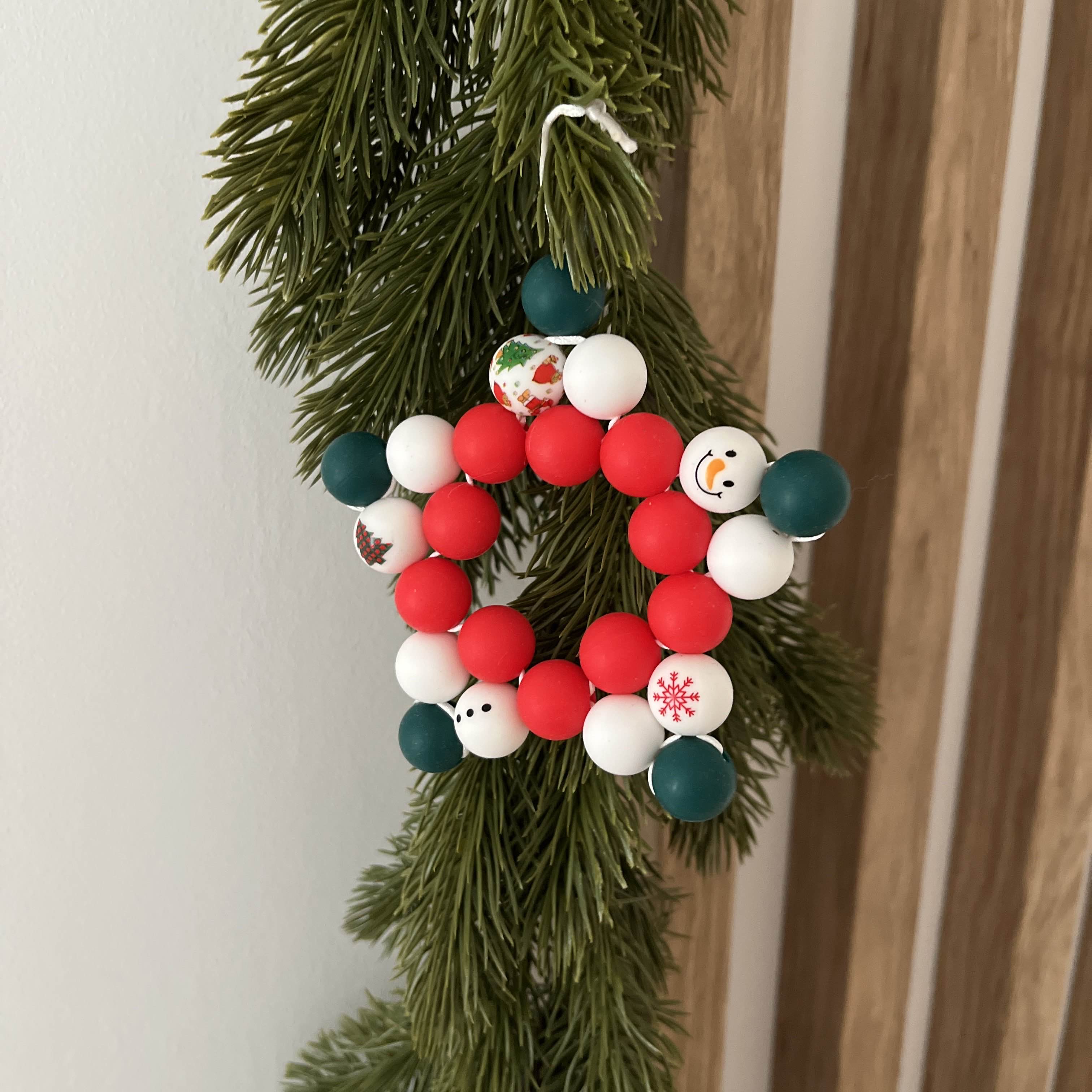 Boules de Noël - Grande Etoile Rouge