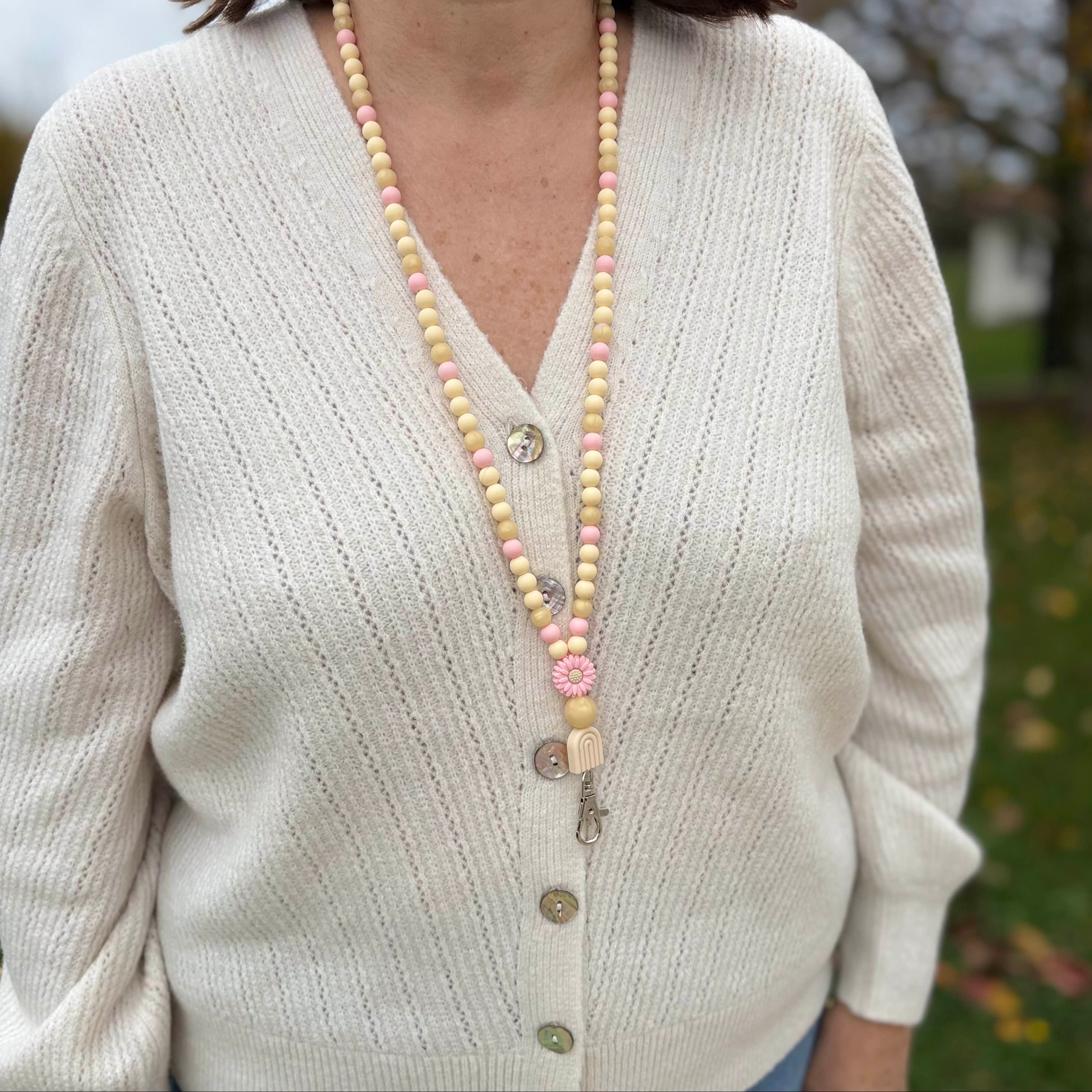 Tour de Cou - Marguerite Rose Crème