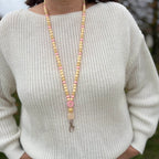 Tour de Cou - Marguerite Rose Crème Ma boutique