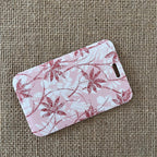 Porte Carte - Feuilles Roses Ma boutique