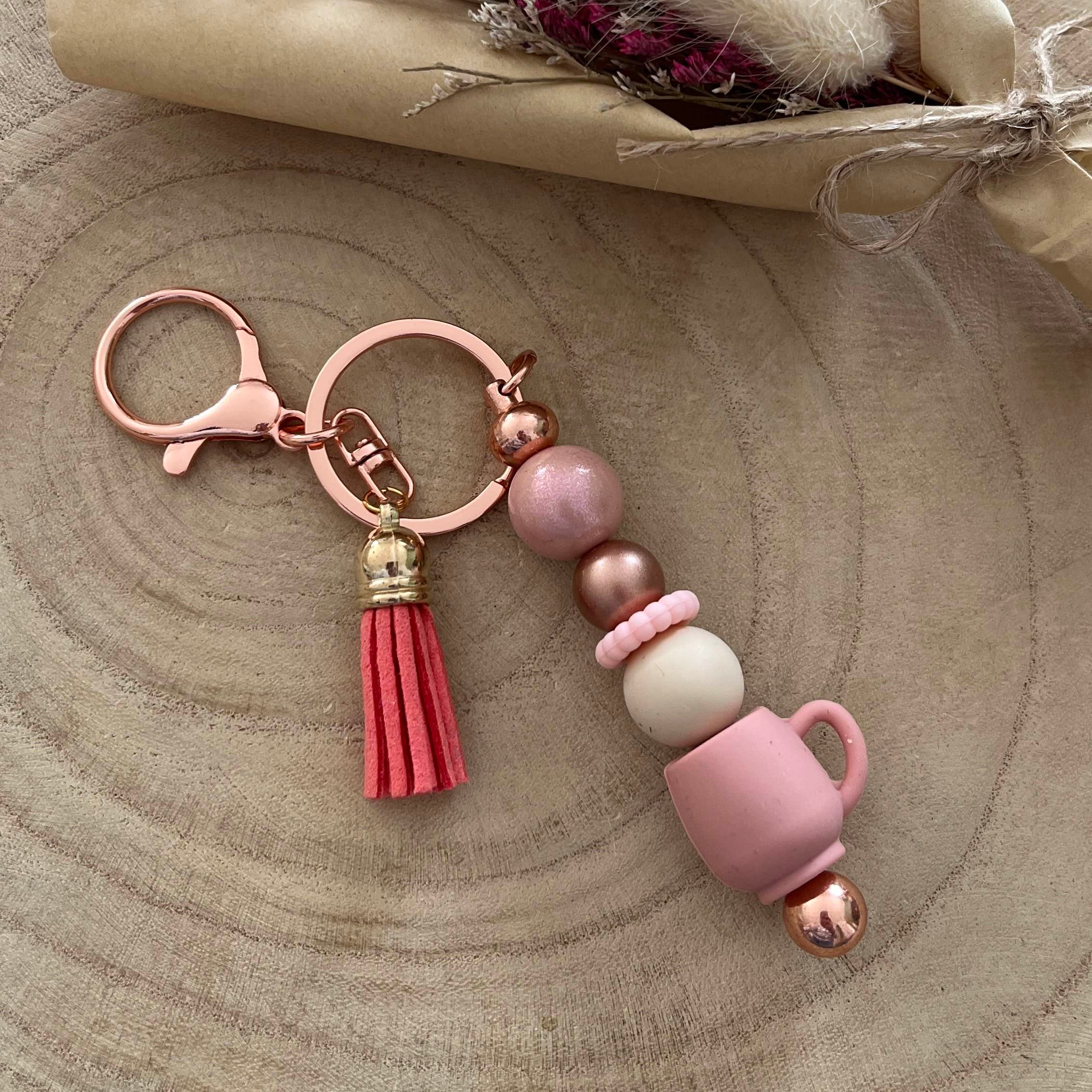 Bijoux de sac - Tasse Rose