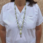 Lanyard Vert et Blanc pour professionnel