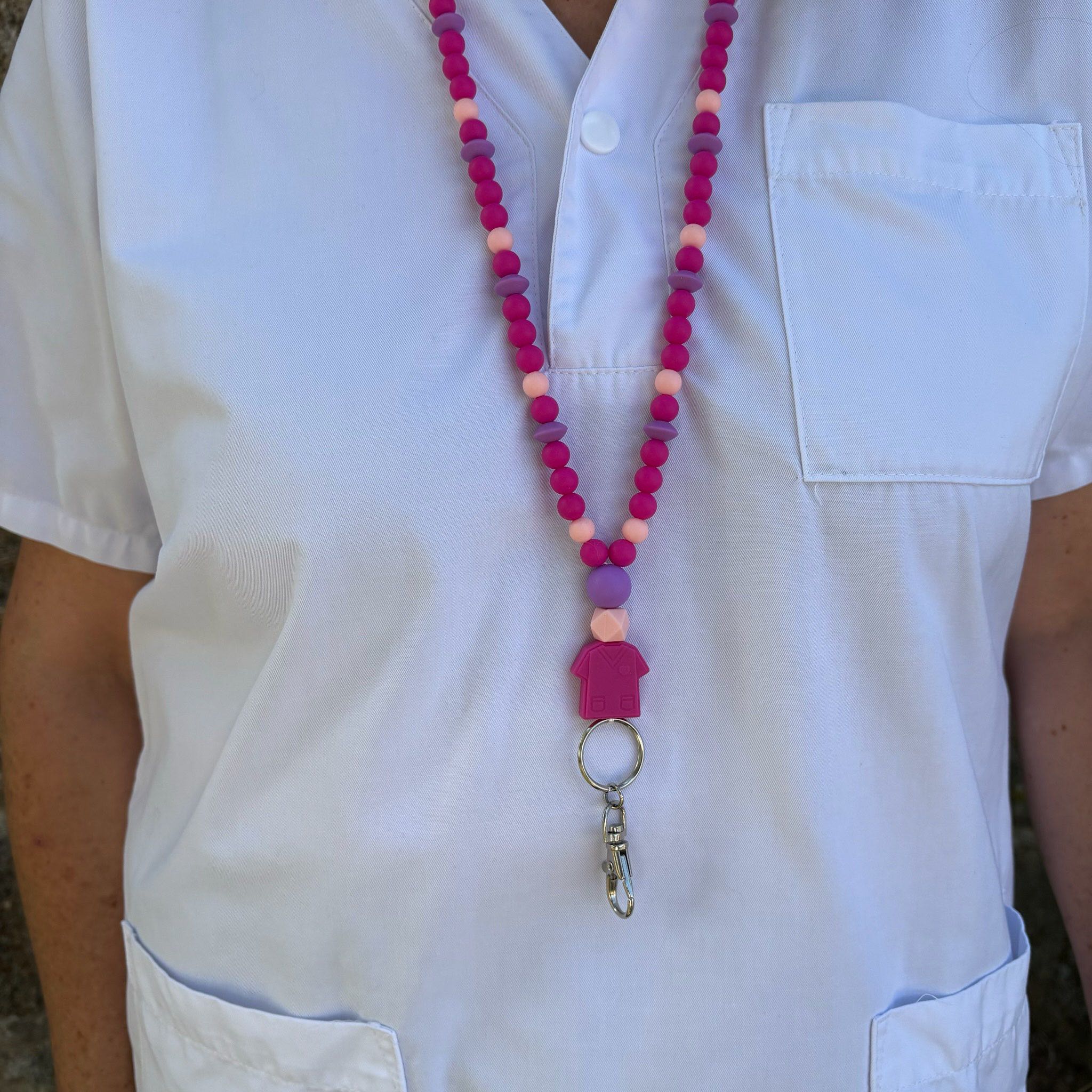 Tour de Cou - Infirmière Fuschia