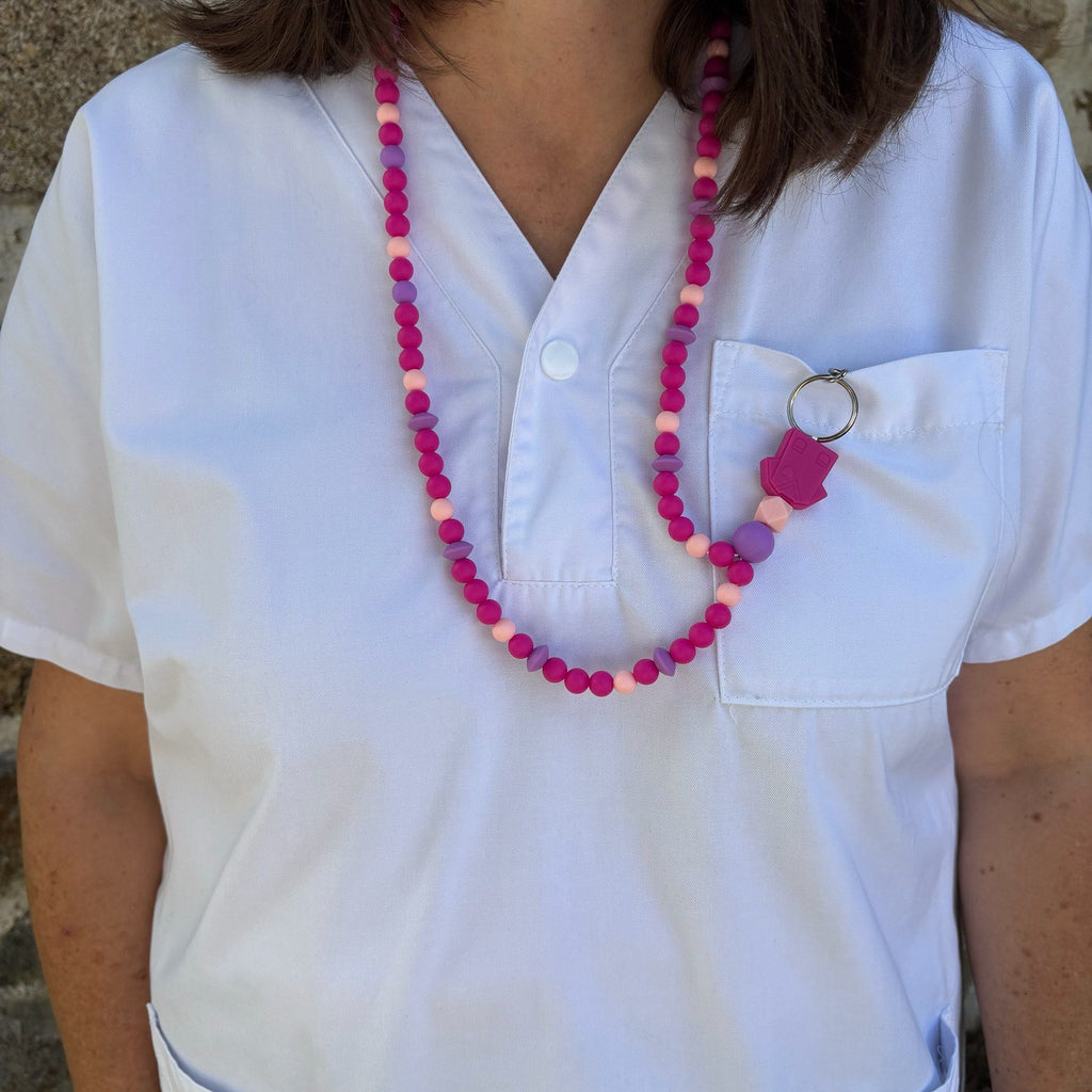 Tour de Cou - Infirmière Fuschia Ma boutique