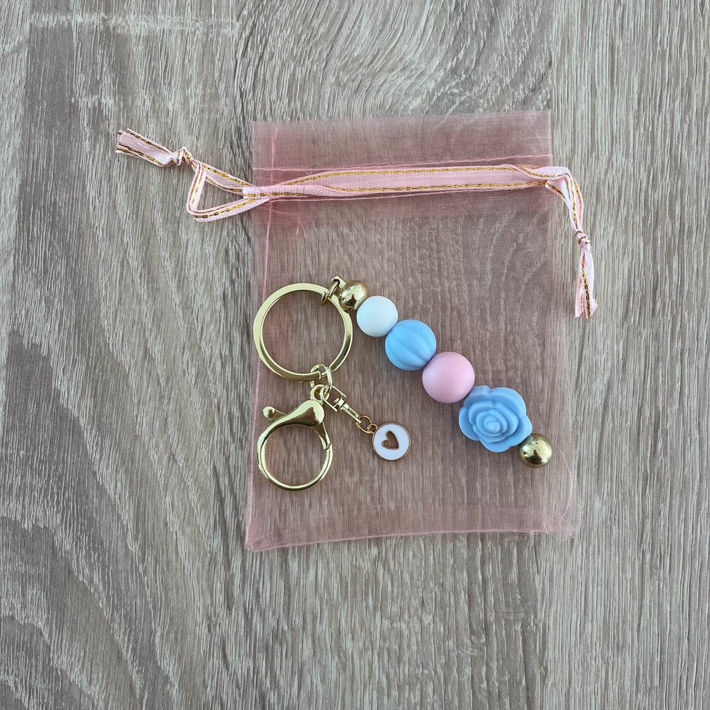 Bijoux de sac - Fleur Bleu Ma boutique