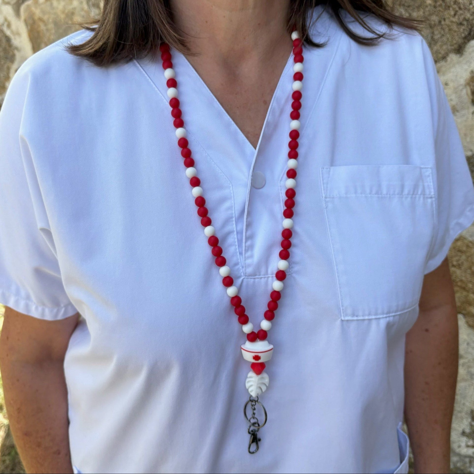 Tour de Cou - Rouge Blanc