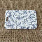 Porte Carte - Feuilles bleues Ma boutique