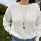 Tour de Cou - Minimaliste Marron Ma boutique