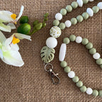 Lanyard Vert et Blanc pour professionnel