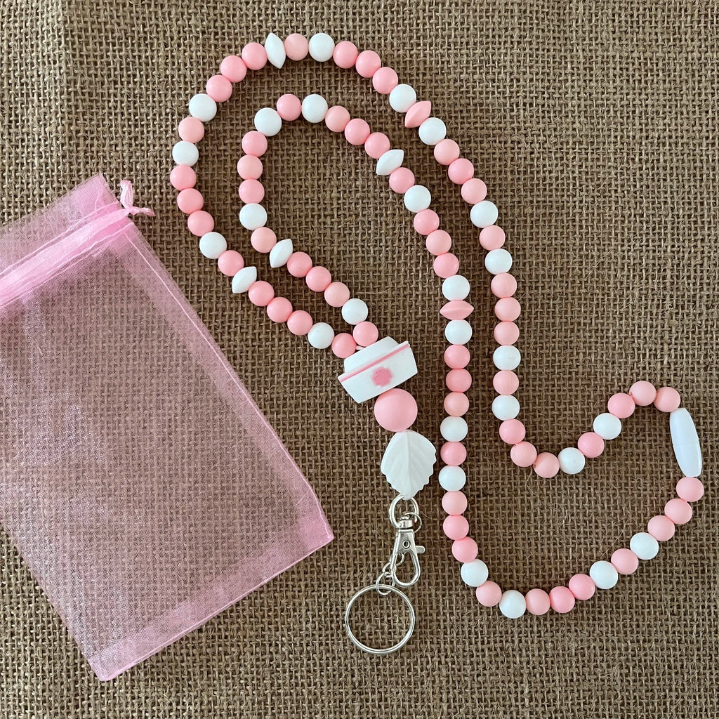 Porte carte octobre rose ruban rose cancer sein