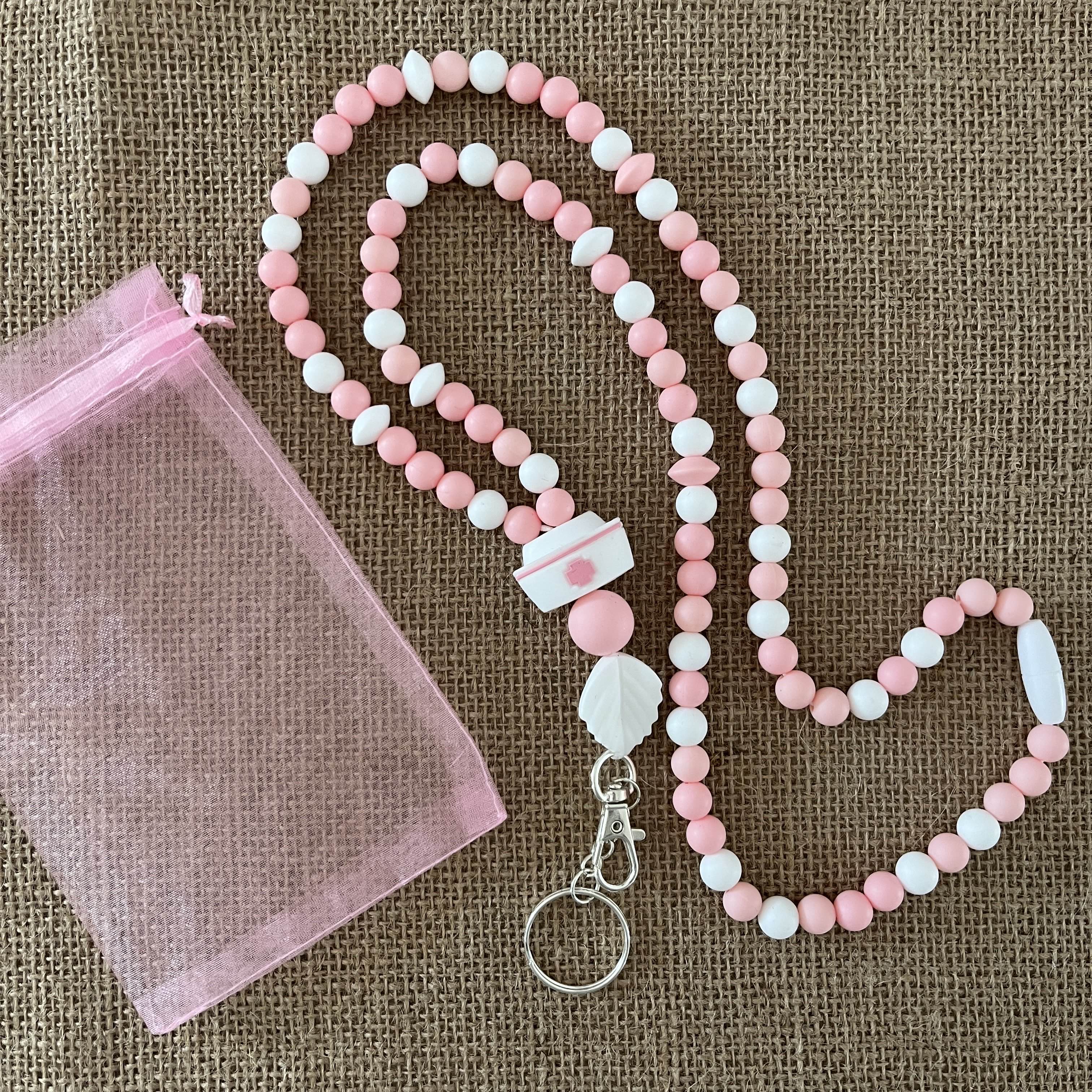 Porte carte octobre rose ruban rose cancer sein