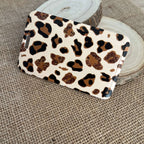 Porte-Carte pour bus-identite-badge leopard marron