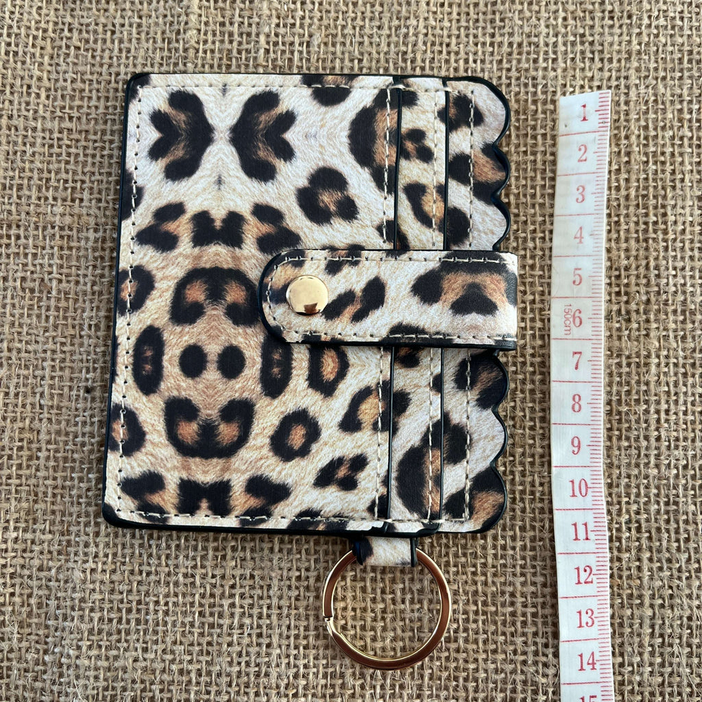 Porte-Cartes Léopard compact mignon Porte-Feuille