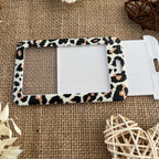 Porte-Carte personnel soignant leopard pratique