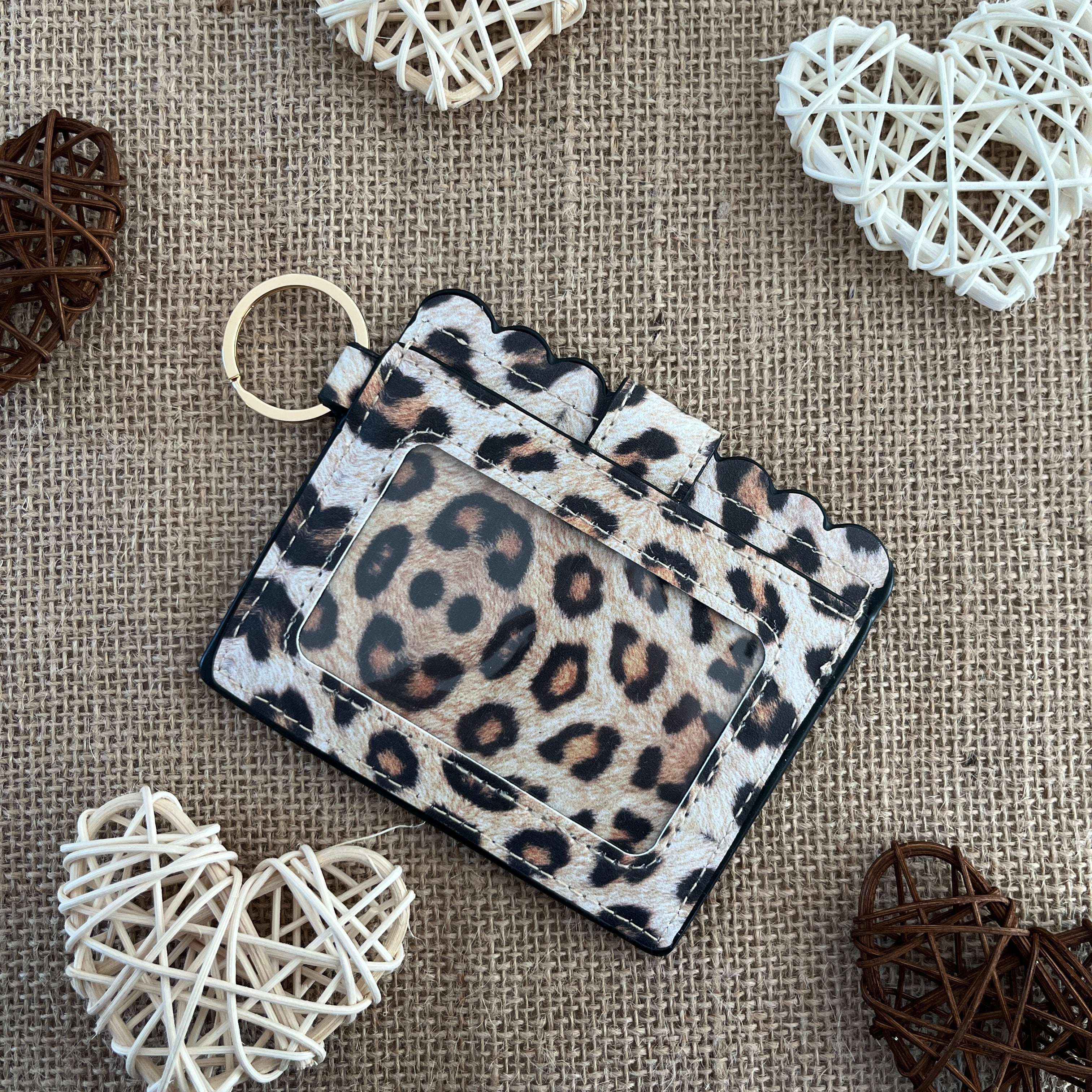 Porte-Cartes portefeuille leopard femme tendance