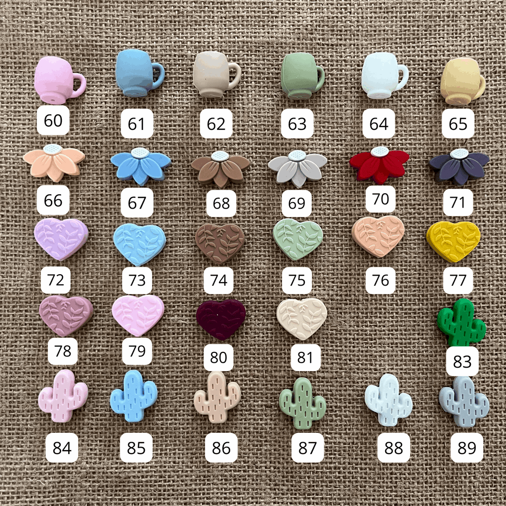 perles silicone pour bijoux de sac