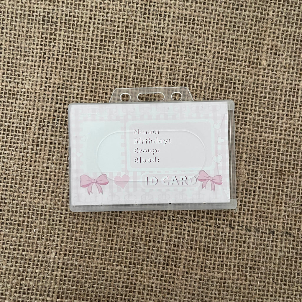 Porte Carte identité plastique Ma boutique