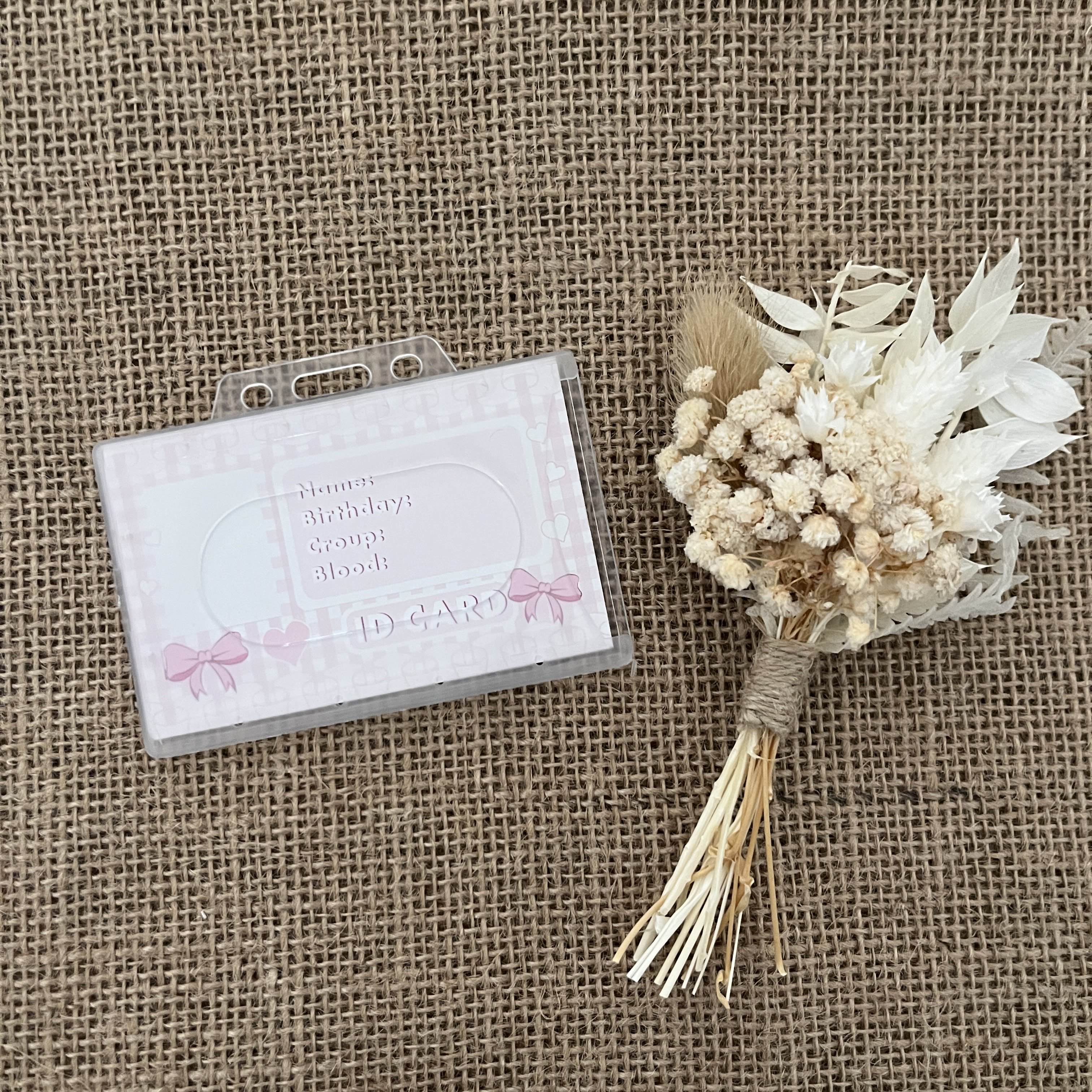 Porte Carte identité plastique Ma boutique