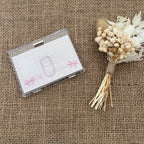 Porte Carte identité rigide transparent Ma boutique