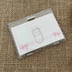 Porte Carte identité rigide transparent Ma boutique