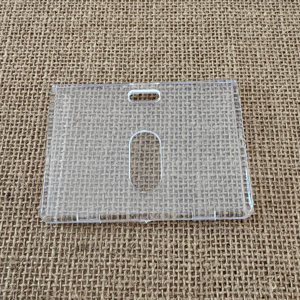 Porte Carte identité rigide transparent Ma boutique