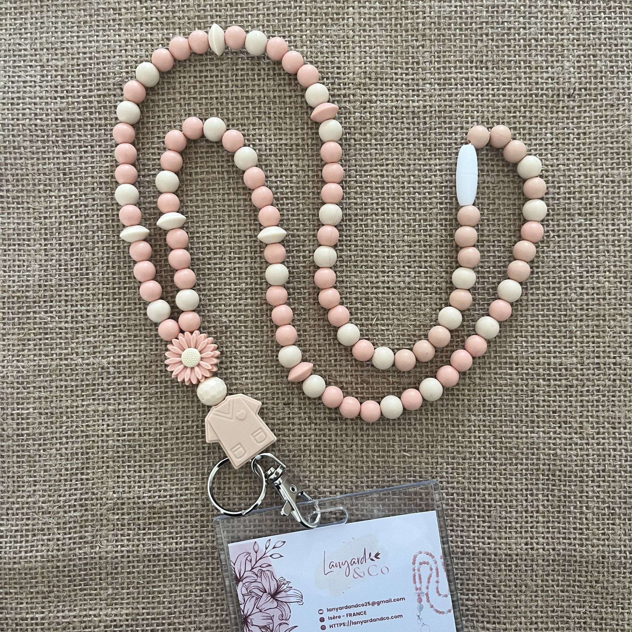 tour de cou hopital beige peche