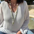 Lanyard Vert et Blanc pour professionnel